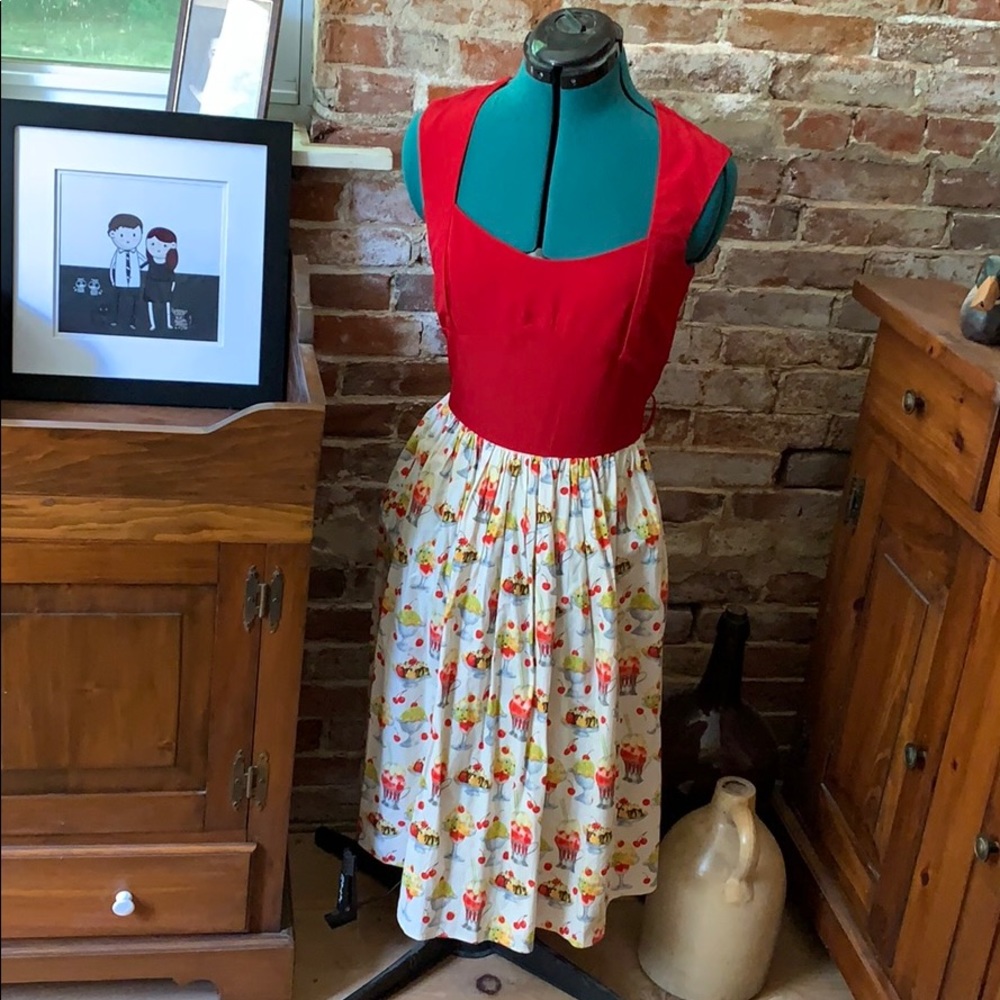 Bernie Dexter Sundae Ice Cream Dress Size Large